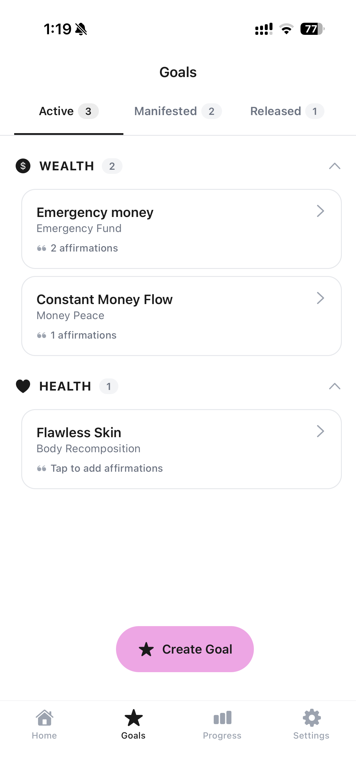 Session Complete Screen